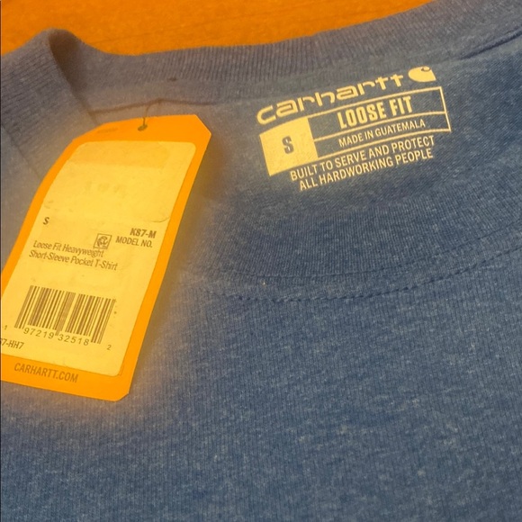 Carhartt Blue Short Sleeve Tee - Picture 3 of 5